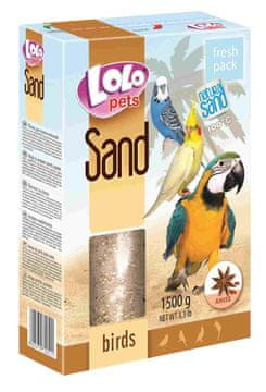 Lolo Pets SAND - ANIS pijesak za papige sa školjkama 1,5 kg