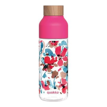 QUOKKA Ice - ecozen boca za vodu 720 ml (crveno cvijeće)