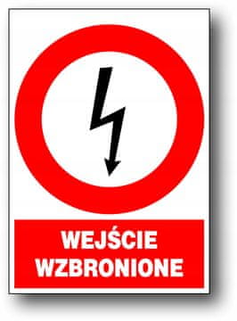 ZEZ/A-7 električni znak ZABRANJEN ULAZ