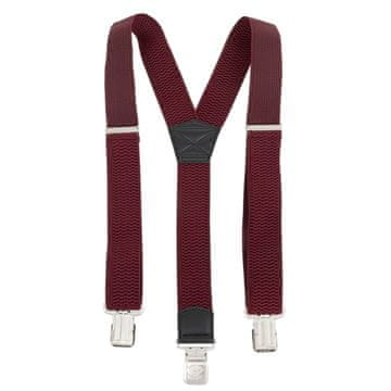 TOPGAL Snažne široke tregere 4 cm Y debelih šavova bordo boje