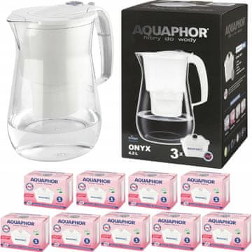 Aquaphor Džban za filtriranje vode Aquaphor Onyx 4,2 l + 9 uložaka, bijeli