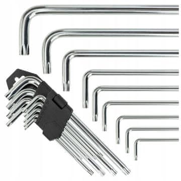 9-dijelni set dugih Torx imbus ključeva - GMP1482SH