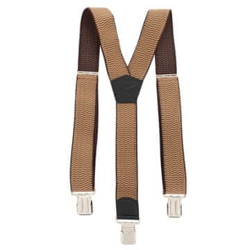 TOPGAL Snažne široke tregere 4 cm Y debelih šavova bež boje