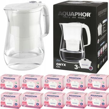 Aquaphor Džban za filtriranje vode Aquaphor Onyx 2,8 l + 10 uložaka, bijela
