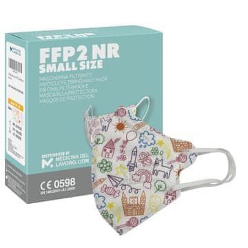 200x 4W jednokratne zaštitne maske u boji