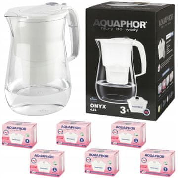 Aquaphor Džban za filtriranje vode Aquaphor Onyx 2,8 l s 6 ulošcima, bijeli