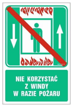 AC028 Ne koristite lift u slučaju požara