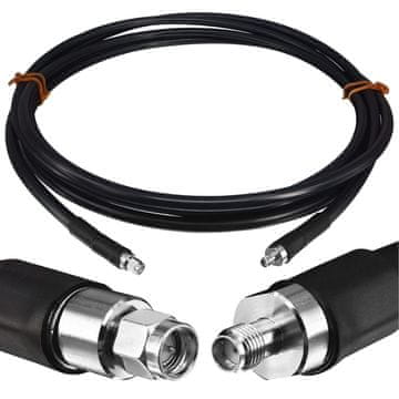 BMR-400 SMA koaksijalni kabel crni 5m