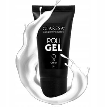 Claresa poli gel za izgradnju bezbojni 30g