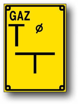 Ploča za orijentaciju grane T znaka TODG-8