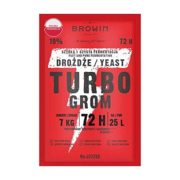 Browin Kvasac za destilaciju Turbo Grom 72h
