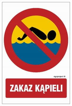 OE018 Kupanje zabranjeno