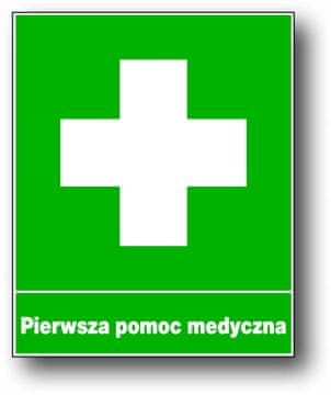 ZIO-2 PLOČA S NATPISOM - PRVA POMOĆ