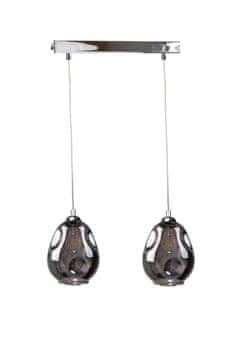 GH Viseća lampa 2xE27 LOKI SILVER