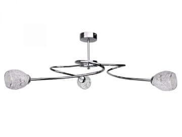 GH Stropna lampa 3xE27 CVIJET SREBRNA