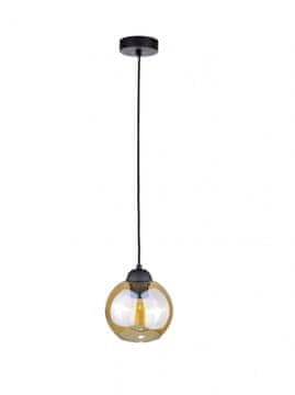 GH Viseća lampa 1xE27 JANTARNO CRNA