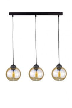 GH Viseća lampa 3xE27 JANTARNO CRNA