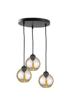 GH Viseća lampa 3xE27 JANTARNO CRNA