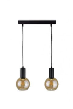 GH Viseća lampa 2xE27 JANTAR CRNA