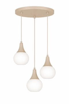GH Viseća lampa 3xE27 Lacrim Latte