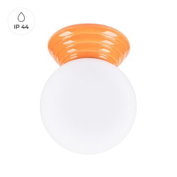 Sollux ZORI stropna svjetiljka, narančasta IP44