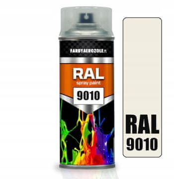 Akrilni lak u spreju RAL 9010 čisto bijela Čisto bijela polumat 400ml