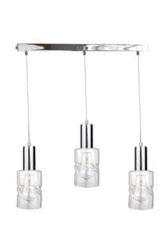 GH Viseća lampa 3xE27 CROSS SILVER