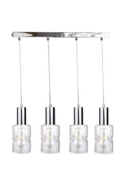 GH Viseća lampa 4xE27 CROSS SILVER