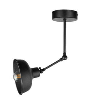GH Stropna lampa 1xE27 HERMES CRNA