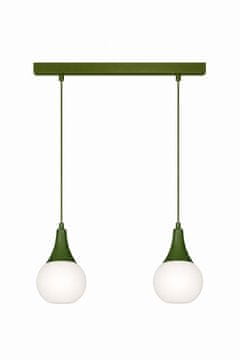 GH Viseća lampa 2xE27 Lacrima Khaki