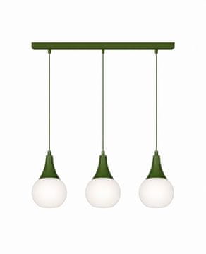 GH Viseća lampa 3xE27 Lacrima Khaki