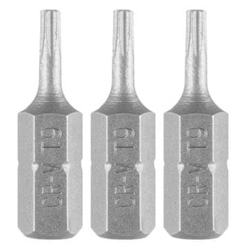 Torx bitovi T9 x 25 mm, 3 kom.