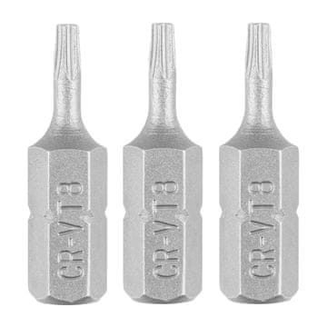 Torx bitovi T8 x 25 mm, 3 kom.