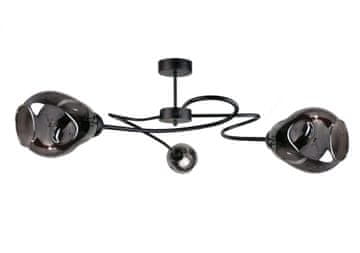 GH Stropna lampa 3xE27 ZAHRA CRNA