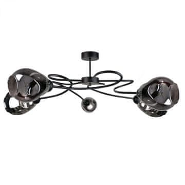 GH Stropna lampa 5xE27 ZAHRA CRNA