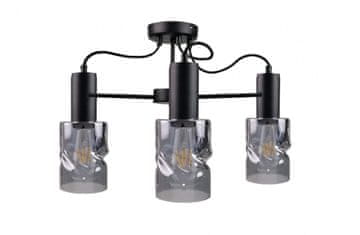 GH Stropna lampa 3xE27 INGER CRNA