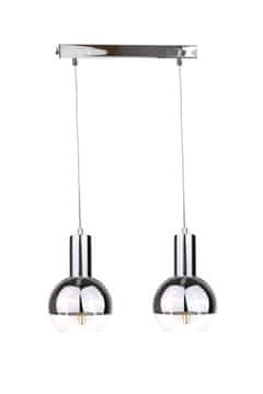 GH Viseća lampa 2xE27 LEDENO SREBRNA