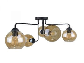 GH Stropna lampa 5xE27 MONDE CRNA