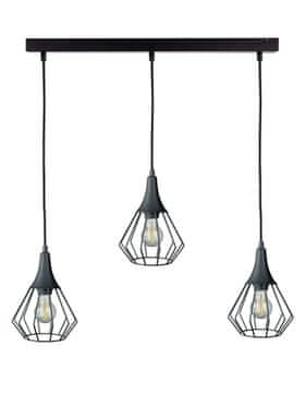 GH Viseća lampa 3xE27 SELENE CRNA