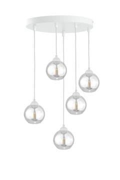 GH Viseća lampa 5xE27 MIRAGE BIJELA