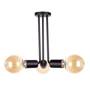 GH Stropna lampa 3xE27 VENNA CRNA
