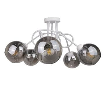 GH Stropna lampa 5xE27 PRSTEN BIJELA