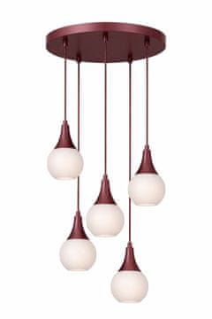 GH Viseća lampa 5xE27 Lacrim Vino