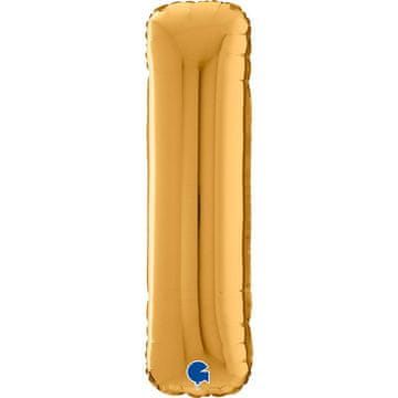 Grabo Folija balon slovo I, 66 cm, zlatni