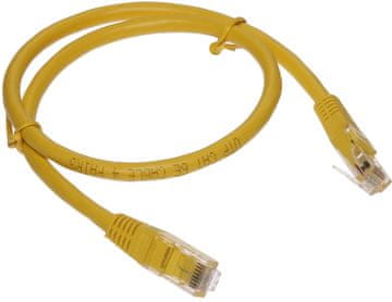 Cabletech Patchcord RJ45/6/0,5-yellow 0,5 m