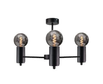 GH Stropna lampa 3xE27 ARDE CRNA