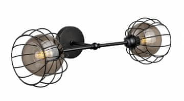 GH Zidna lampa 2xE27 SOLO CRNA