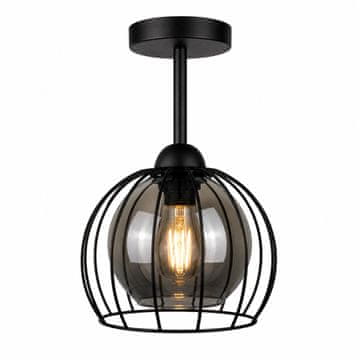 GH Stropna lampa 1xE27 SOLO CRNA