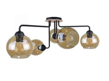 GH Stropna lampa 5xE27 MONDE WOOD