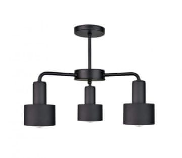 GH Stropna lampa 3xE27 LUCE CRNA